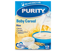 Rice (mix with baby's milk)